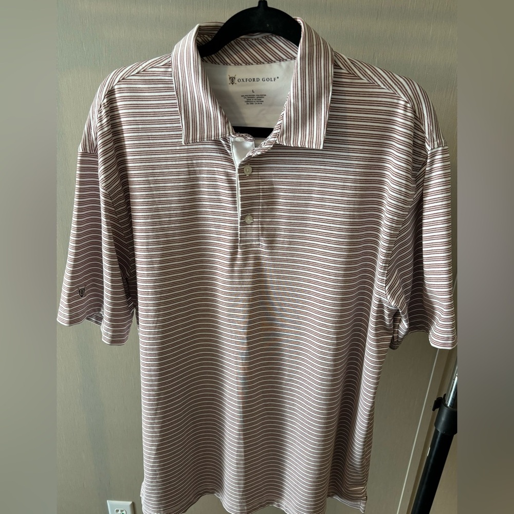Oxford Golf Men’s Polo Size L‎ Pre-Owned Excellent Condition